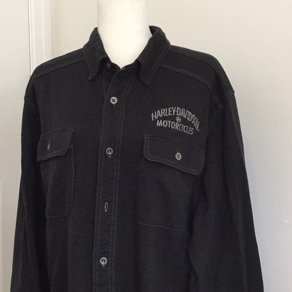 Harley-Davidson Mens long Sleeve Button down shirt - Picture 1 of 3